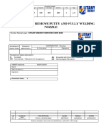 MSM - Cvy - Con - MST - 0007 - Rev.a - Procedure For Full Weld Nozzle and Remove Putty