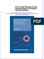 Download textbook Journalism For Social Change In Asia Reporting Human Rights 1St Edition Scott Downman ebook all chapter pdf 