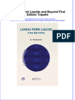 Textbook Landau Fermi Liquids and Beyond First Edition Tripathi Ebook All Chapter PDF