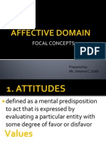 Affective Domain Concepts