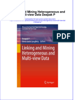 Textbook Linking and Mining Heterogeneous and Multi View Data Deepak P Ebook All Chapter PDF