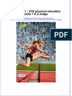 Download textbook Live It Up 1 Vce Physical Education Units 1 2 Judge ebook all chapter pdf 