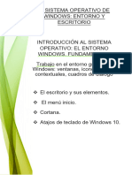 SISTEMA OPERATIVO CAP 1 Introduccion y Entorno Windows