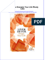 Textbook Liver Detox Energize Your Life Rhody Lake Ebook All Chapter PDF