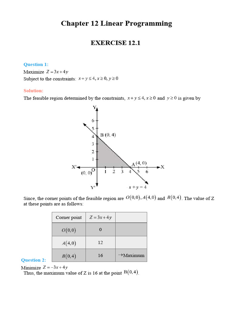 Linear Programming | Download Free PDF | Linear Programming | Fertilizer