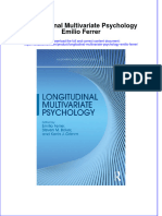 Download textbook Longitudinal Multivariate Psychology Emilio Ferrer ebook all chapter pdf 
