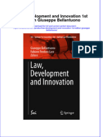 Download textbook Law Development And Innovation 1St Edition Giuseppe Bellantuono ebook all chapter pdf 