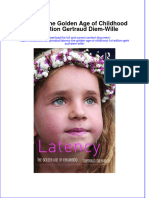 Textbook Latency The Golden Age of Childhood 1St Edition Gertraud Diem Wille Ebook All Chapter PDF
