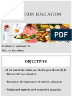 6. Nutrition Education