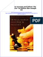 Download textbook Intelligence Success And Failure The Human Factor 1St Edition Bar Joseph Uri ebook all chapter pdf 