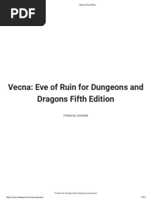 Vecna Eve of Ruin