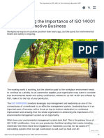 The Importance of ISO 14001 For Your Automotive Business - NSF