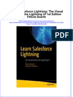 Textbook Learn Salesforce Lightning The Visual Guide To The Lightning Ui 1St Edition Felicia Duarte Ebook All Chapter PDF