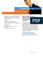 Sales Management: Microsoft Business Solutions-Axapta