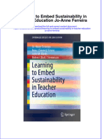 Download pdf Learning To Embed Sustainability In Teacher Education Jo Anne Ferreira ebook full chapter 