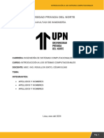 Universidad Privada Del Norte: Facultad de Ingeniería