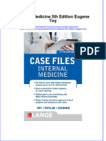 Textbook Internal Medicine 5Th Edition Eugene Toy Ebook All Chapter PDF