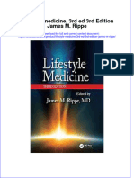 PDF Lifestyle Medicine 3Rd Ed 3Rd Edition James M Rippe Ebook Full Chapter