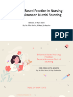 Evidence Based Practice in Nursing Penatalaksanaan Stunting