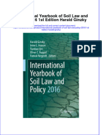 Textbook International Yearbook of Soil Law and Policy 2016 1St Edition Harald Ginzky Ebook All Chapter PDF