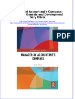 Download textbook Managerial Accountants Compass Research Genesis And Development Gary Oliver ebook all chapter pdf 