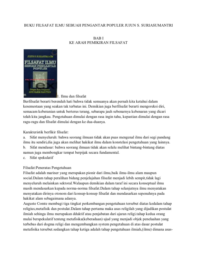 Buku pengantar filsafat ilmu pdf merge download