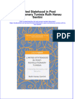Download textbook Limited Statehood In Post Revolutionary Tunisia Ruth Hanau Santini ebook all chapter pdf 