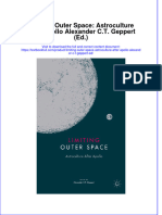 Textbook Limiting Outer Space Astroculture After Apollo Alexander C T Geppert Ed Ebook All Chapter PDF