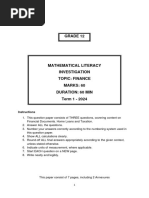 Grade 12 Maths Lit: Taxation Notes | PDF | Taxes | Income Tax