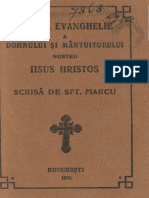 Sfanta Evanghelie A Domnului Marcu 1915