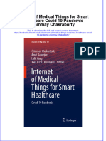 Full Chapter Internet of Medical Things For Smart Healthcare Covid 19 Pandemic Chinmay Chakraborty PDF