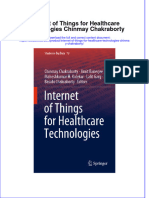 Full Chapter Internet of Things For Healthcare Technologies Chinmay Chakraborty PDF