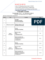 Courseguide Get ready for Movers grade 4