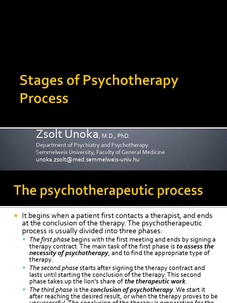 Phases of Psychotherapy Explained | PDF | Psychotherapy | Psychiatry