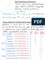 2.2 Substitution - Free Radical