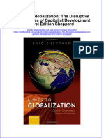 Textbook Limits To Globalization The Disruptive Geographies of Capitalist Development First Edition Sheppard Ebook All Chapter PDF