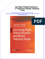 Download pdf Low Energy Flight Orbital Dynamics And Mission Trajectory Design Jianping Yuan ebook full chapter 
