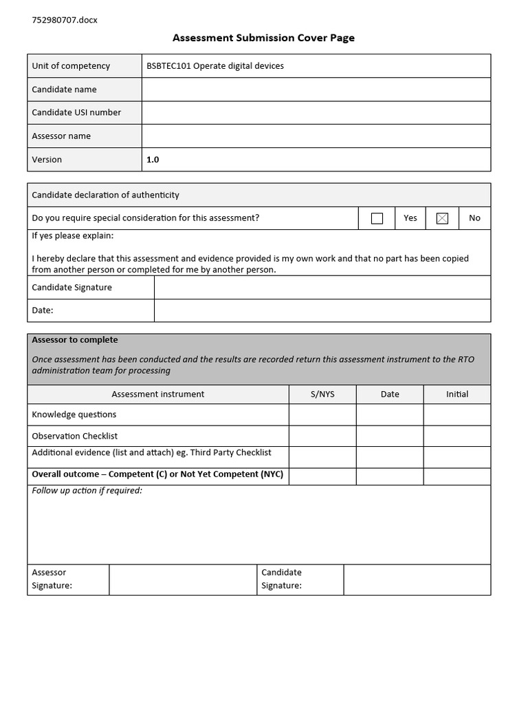Digital Device Assessment Guide | PDF | Computer File | Operating System
