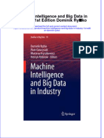 PDF Machine Intelligence and Big Data in Industry 1St Edition Dominik Ryzko Ebook Full Chapter