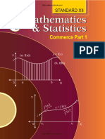 Maharastra Board Class 12 Mathematics & Statistics Commerce Part 1