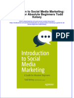 Textbook Introduction To Social Media Marketing A Guide For Absolute Beginners Todd Kelsey Ebook All Chapter PDF