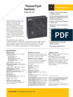 Multipurpose Tissue/Cyst Ultrasound Phantom: Nuclear Associates Model 84-317