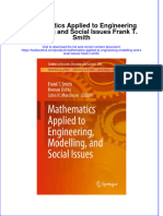 Download textbook Mathematics Applied To Engineering Modelling And Social Issues Frank T Smith ebook all chapter pdf 