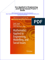 Textbook Mathematics Applied To Engineering Modelling and Social Issues Frank T Smith Ebook All Chapter PDF