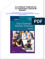 Textbook Mccurnin S Clinical Textbook For Veterinary Technicians Joanna M Bassert Ebook All Chapter PDF