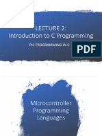 LECTURE 2 - Introduction To C Programming