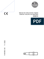 Manual de Instrucciones Original Detector Inductivo de Seguridad