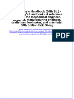 Download textbook Machinerys Handbook 30Th Ed Machinerys Handbook A Reference Book For The Mechanical Engineer Designer Manufacturing Engineer Draftsman Toolmaker And Machinist 30Th Edition Erik Oberg ebook all chapter pdf 