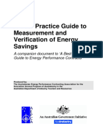 Best practice guide to measurement and verification