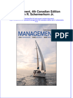 Download pdf Management 4Th Canadian Edition John R Schermerhorn Jr ebook full chapter 